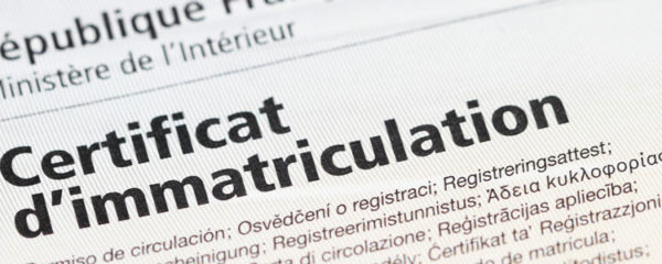 Titulaires et cotitulaires de la carte grise